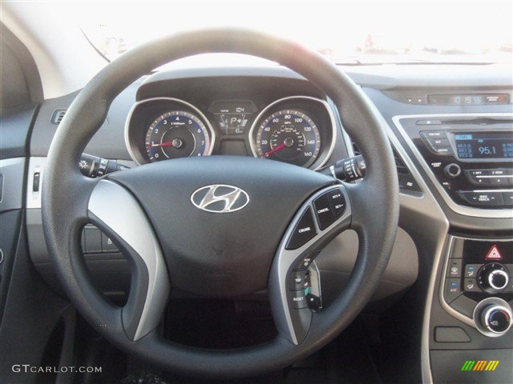 2015 Elantra SE Sedan - Titanium Gray Metallic / Gray photo #12