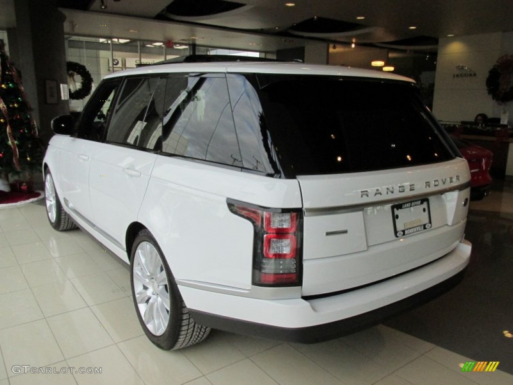 2014 Range Rover Supercharged - Fuji White / Ebony/Ebony photo #2