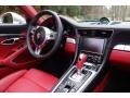 2013 Porsche 911 Carrera Red Natural Leather Interior Controls Photo