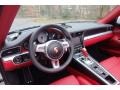 Carrera Red Natural Leather Dashboard Photo for 2013 Porsche 911 #99770726