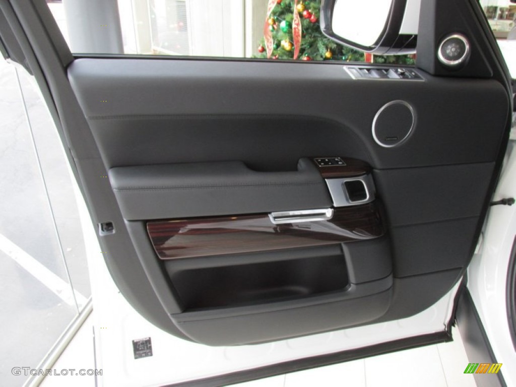 2014 Land Rover Range Rover Supercharged Ebony/Ebony Door Panel Photo #99770786