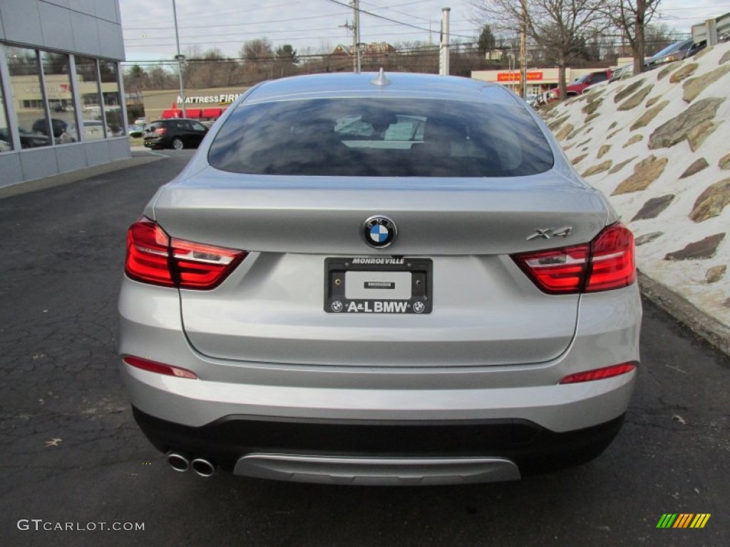 2015 X4 xDrive28i - Mineral Silver Metallic / Black photo #5