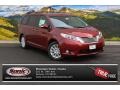 2015 Salsa Red Pearl Toyota Sienna Limited AWD  photo #1