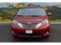 2015 Salsa Red Pearl Toyota Sienna Limited AWD  photo #2