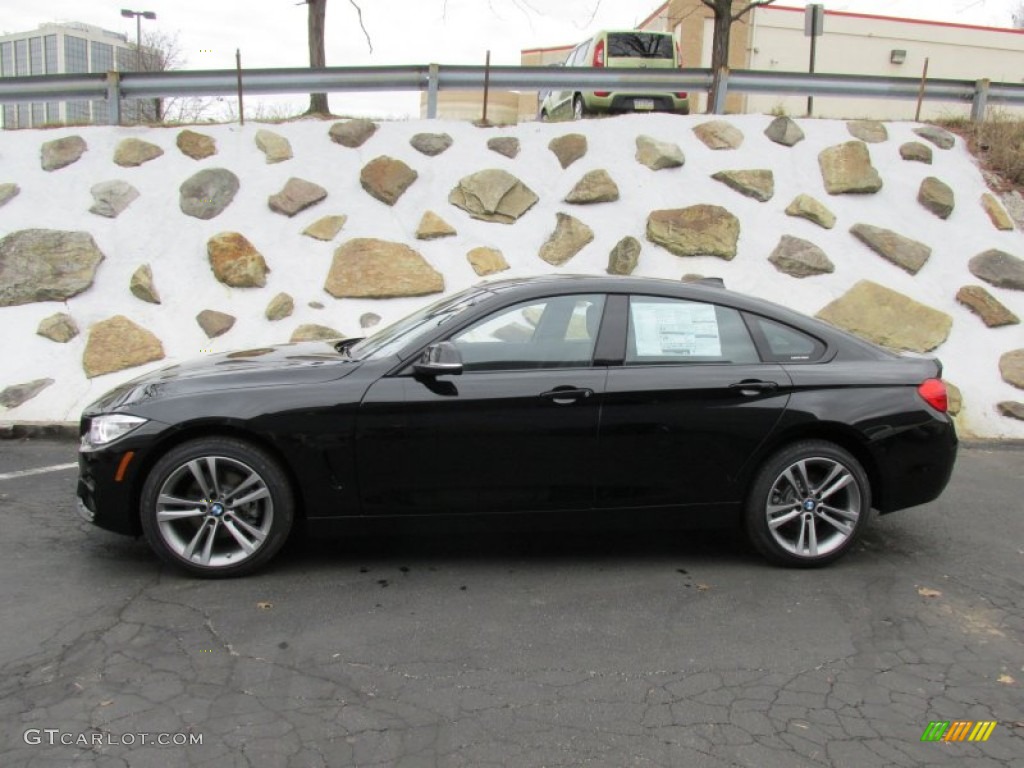 Jet Black 2015 BMW 4 Series 428i xDrive Gran Coupe Exterior Photo #99773614