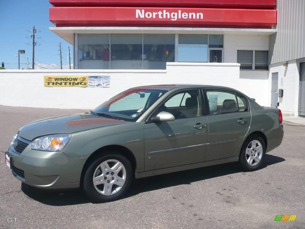 2006 Malibu LT Sedan - Silver Green Metallic / Cashmere Beige photo #1