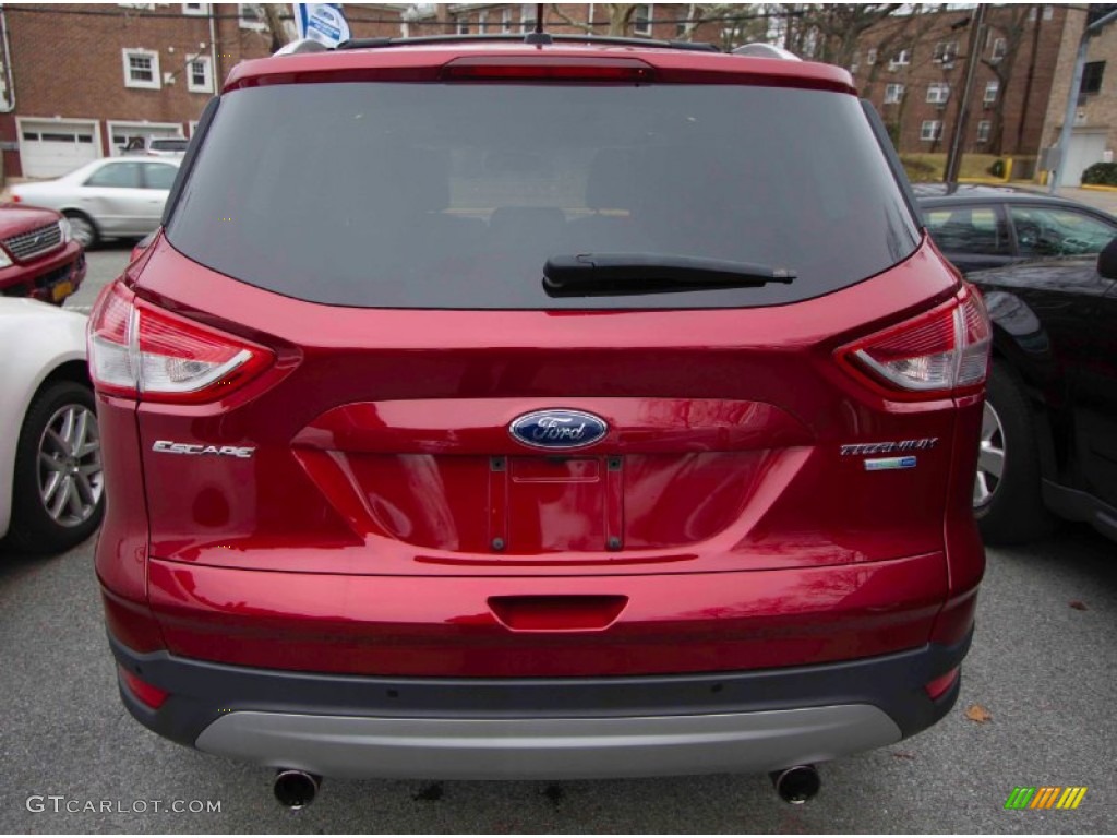 2013 Escape Titanium 2.0L EcoBoost 4WD - Ruby Red Metallic / Charcoal Black photo #4