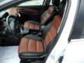 Jet Black/Brick 2014 Chevrolet Cruze LTZ Interior Color