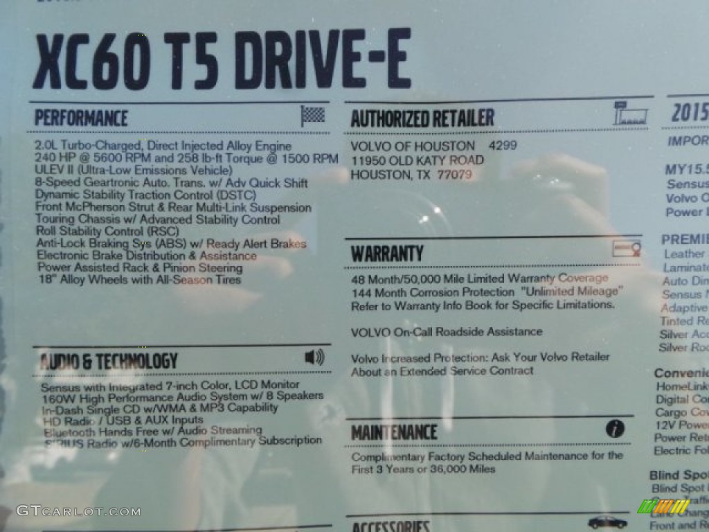 2015 XC60 T5 Drive-E - Rich Java Metallic / Off Black photo #31