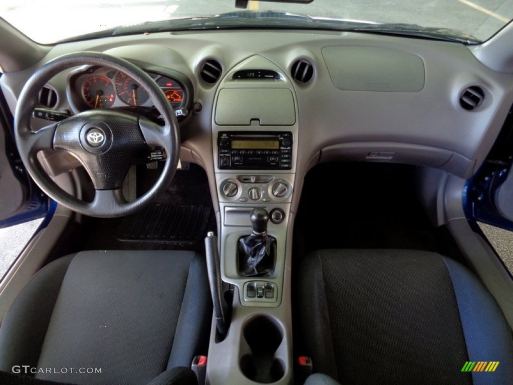 2001 Toyota Celica GT Black/Silver Dashboard Photo #99774720