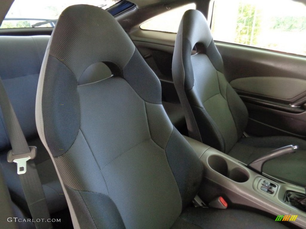 Black/Silver Interior 2001 Toyota Celica GT Photo #99774770