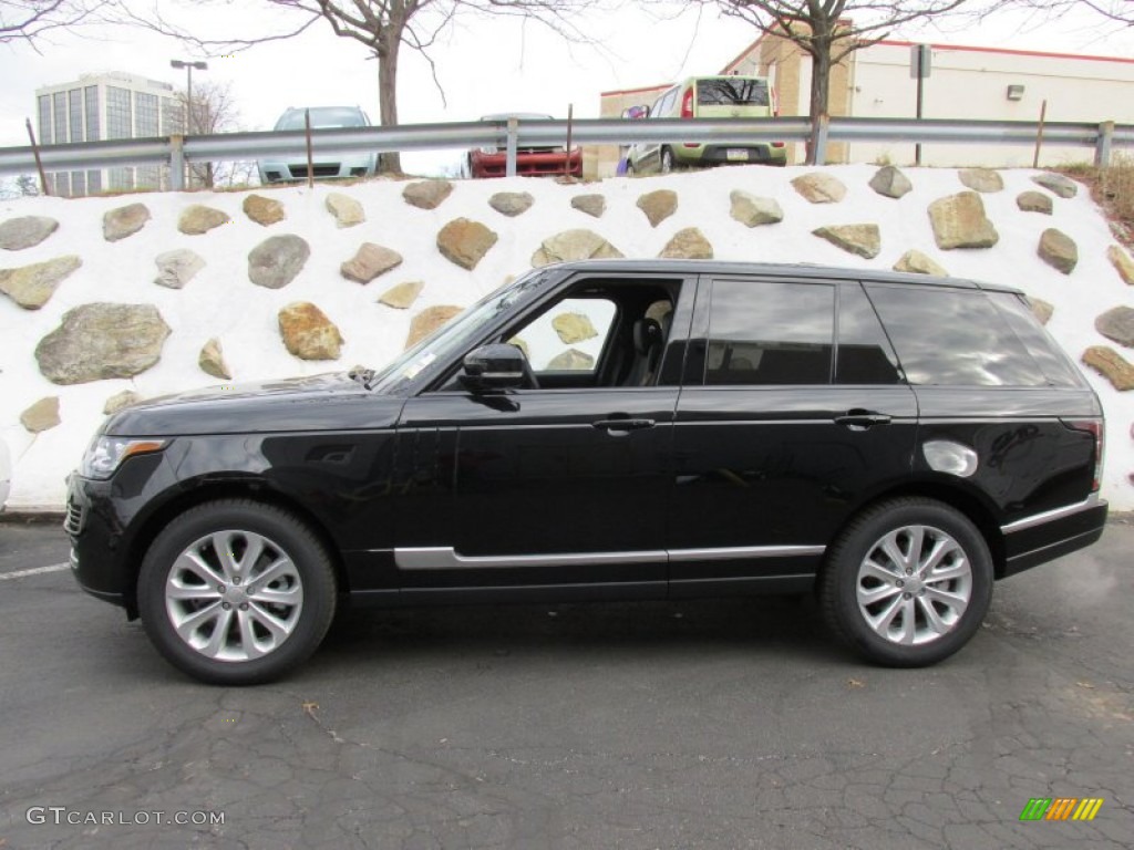 Santorini Black Metallic 2014 Land Rover Range Rover HSE Exterior Photo #99775112
