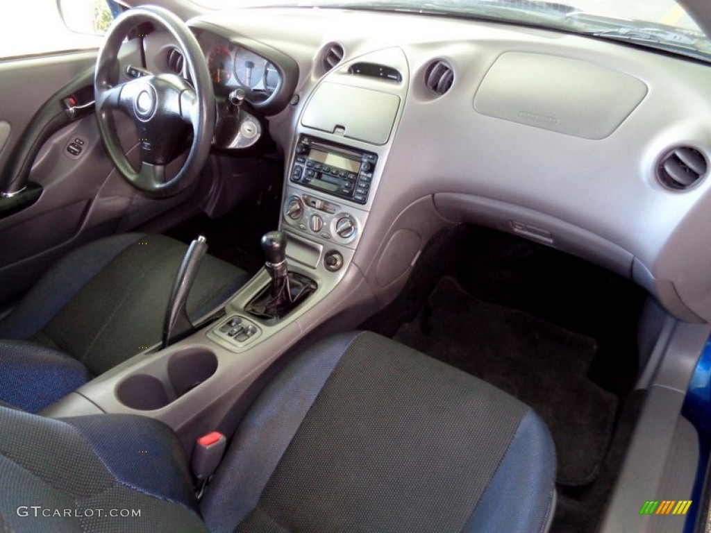 2001 Toyota Celica GT Black/Silver Dashboard Photo #99775268