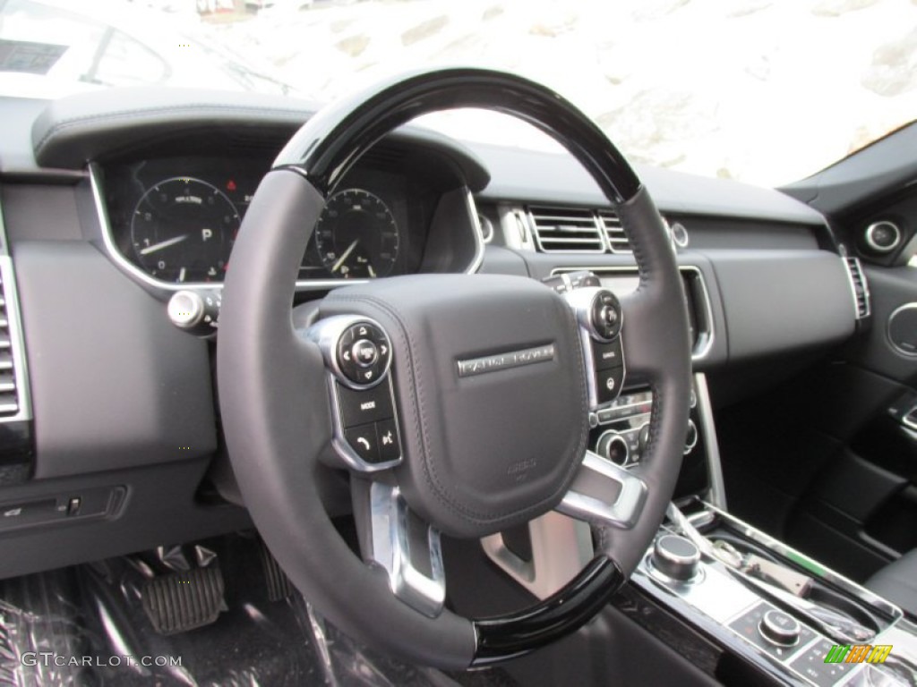 2014 Range Rover HSE - Santorini Black Metallic / Ebony/Ebony photo #14