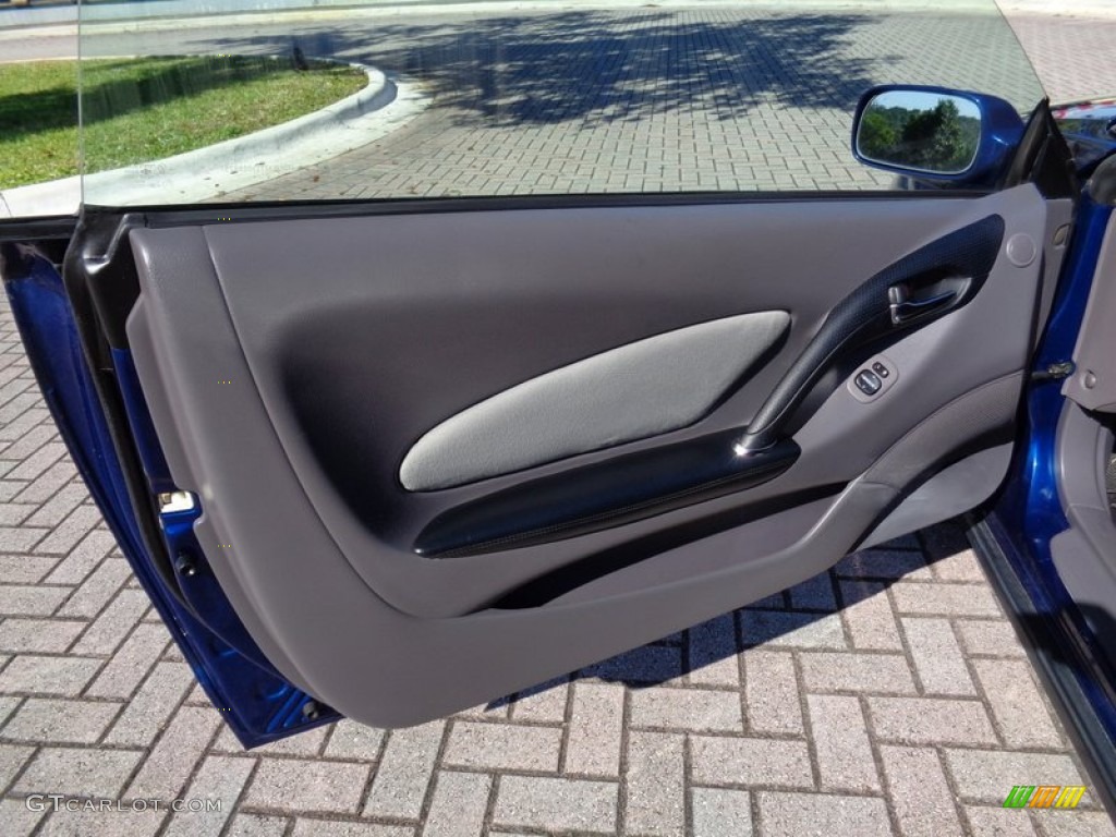 2001 Toyota Celica GT Black/Silver Door Panel Photo #99775514