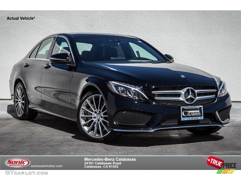 2015 C 400 4Matic - Black / Black photo #1