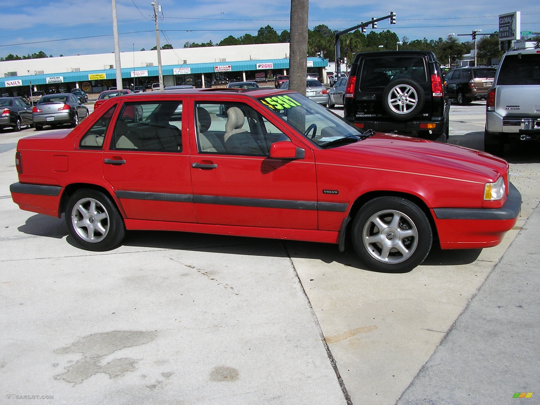1996 850 GLT Sedan - Red / Beige photo #8