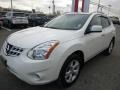 2011 Pearl White Nissan Rogue SV AWD  photo #7