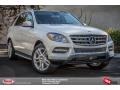 2015 designo Diamond White Metallic Mercedes-Benz ML 350  photo #1