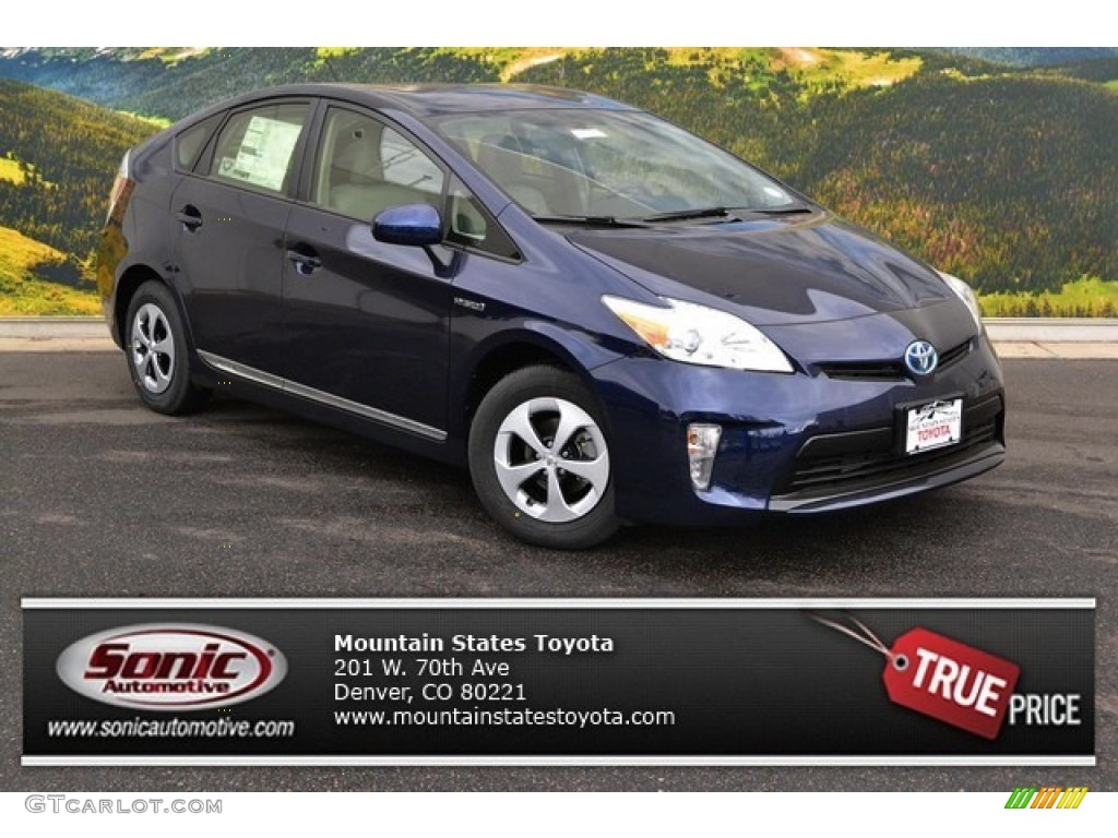 Nautical Blue Metallic Toyota Prius