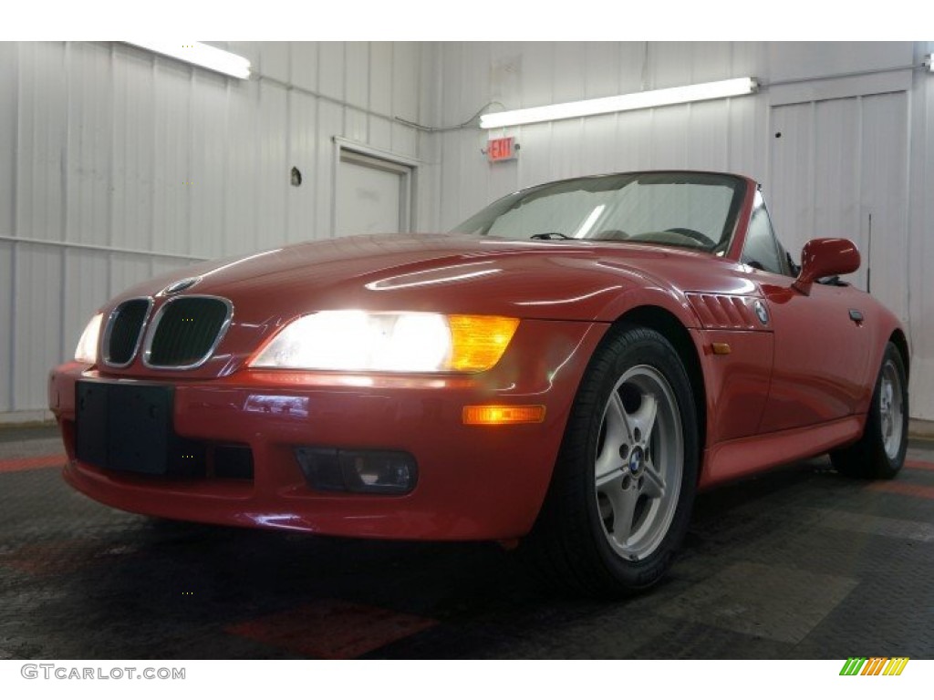 1996 Z3 1.9 Roadster - Bright Red / Tan photo #3