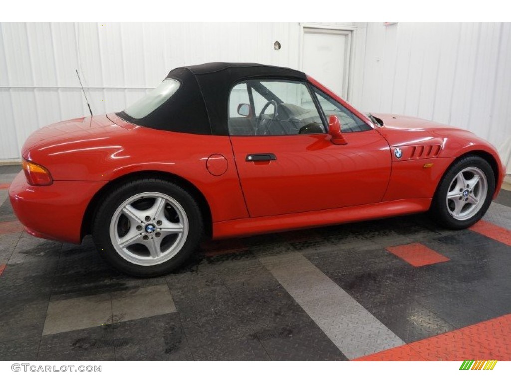 1996 Z3 1.9 Roadster - Bright Red / Tan photo #7