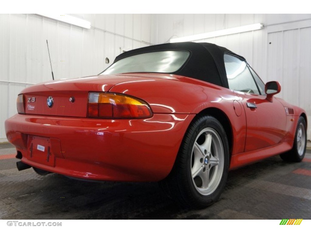 Bright Red 1996 BMW Z3 1.9 Roadster Exterior Photo #99778733