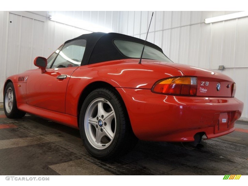 1996 Z3 1.9 Roadster - Bright Red / Tan photo #10