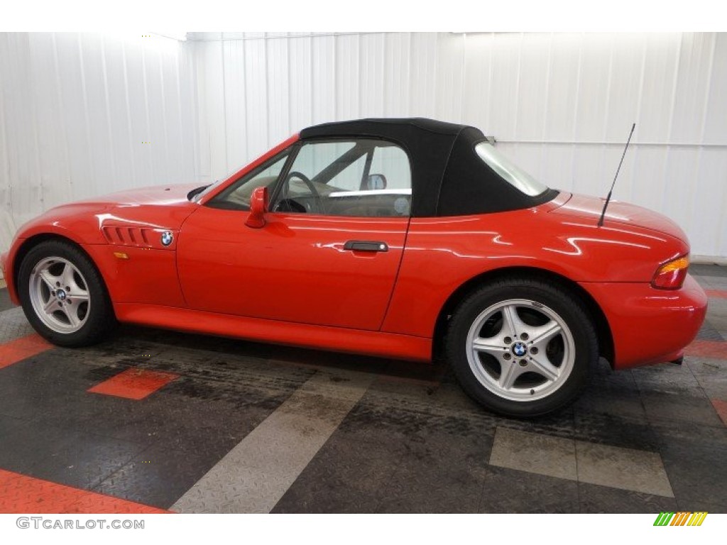 1996 Z3 1.9 Roadster - Bright Red / Tan photo #11