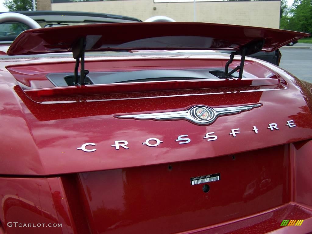 2007 Chrysler Crossfire SE Roadster Marks and Logos Photo #9977934