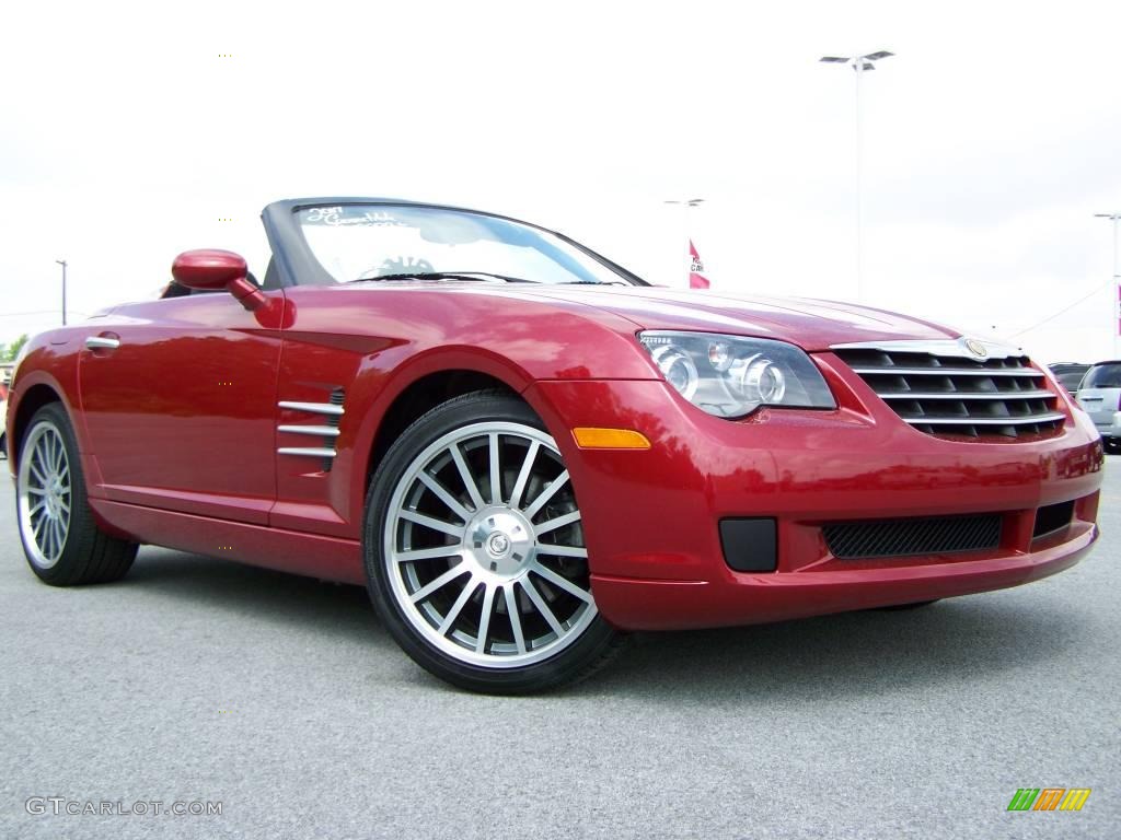 2007 Crossfire SE Roadster - Blaze Red Crystal Pearlcoat / Dark Slate Gray photo #1