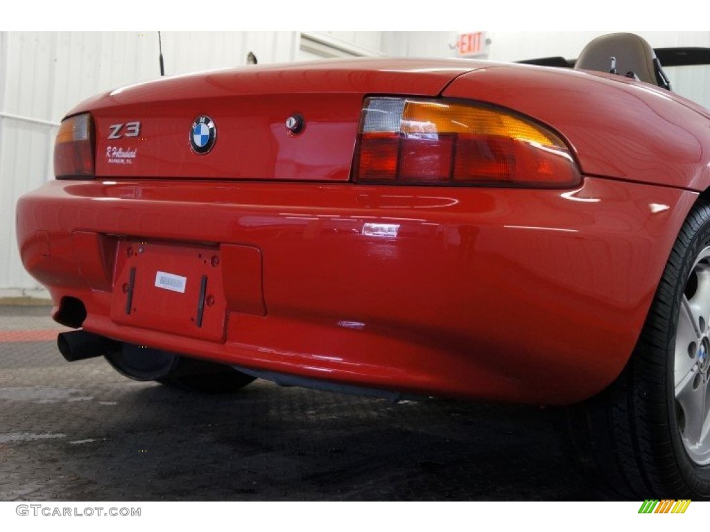 1996 Z3 1.9 Roadster - Bright Red / Tan photo #49