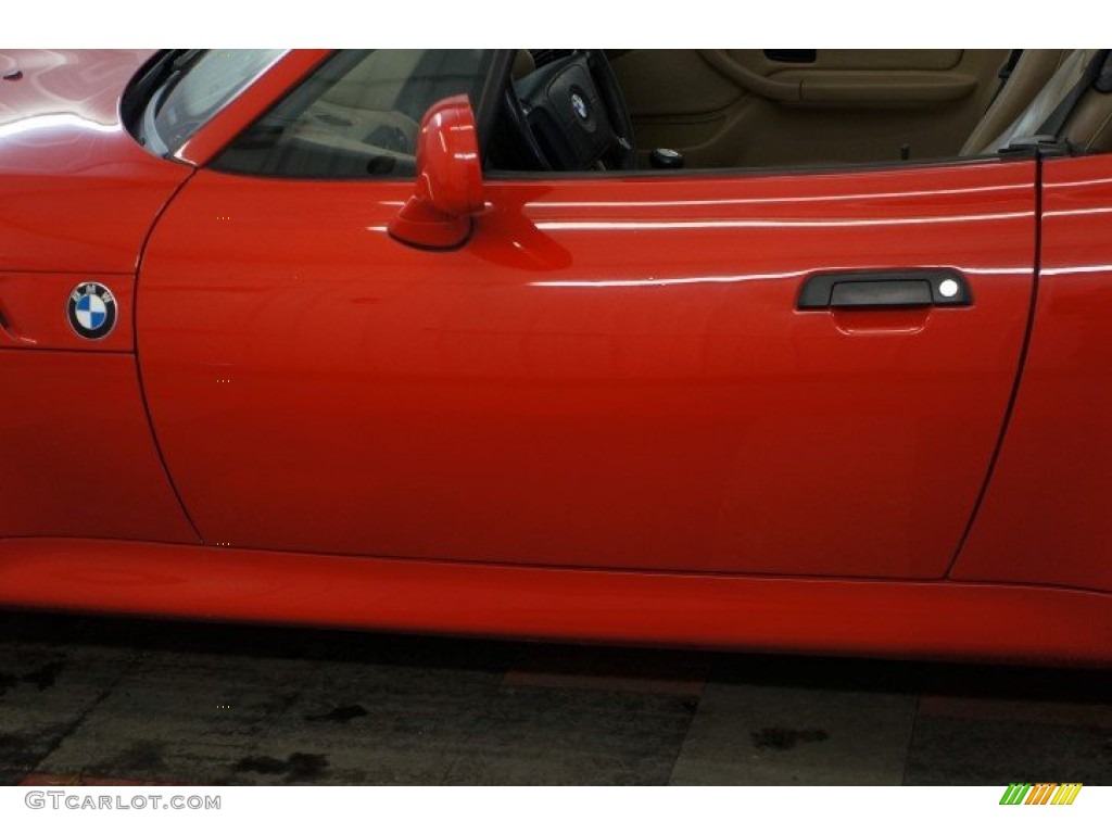 1996 Z3 1.9 Roadster - Bright Red / Tan photo #54