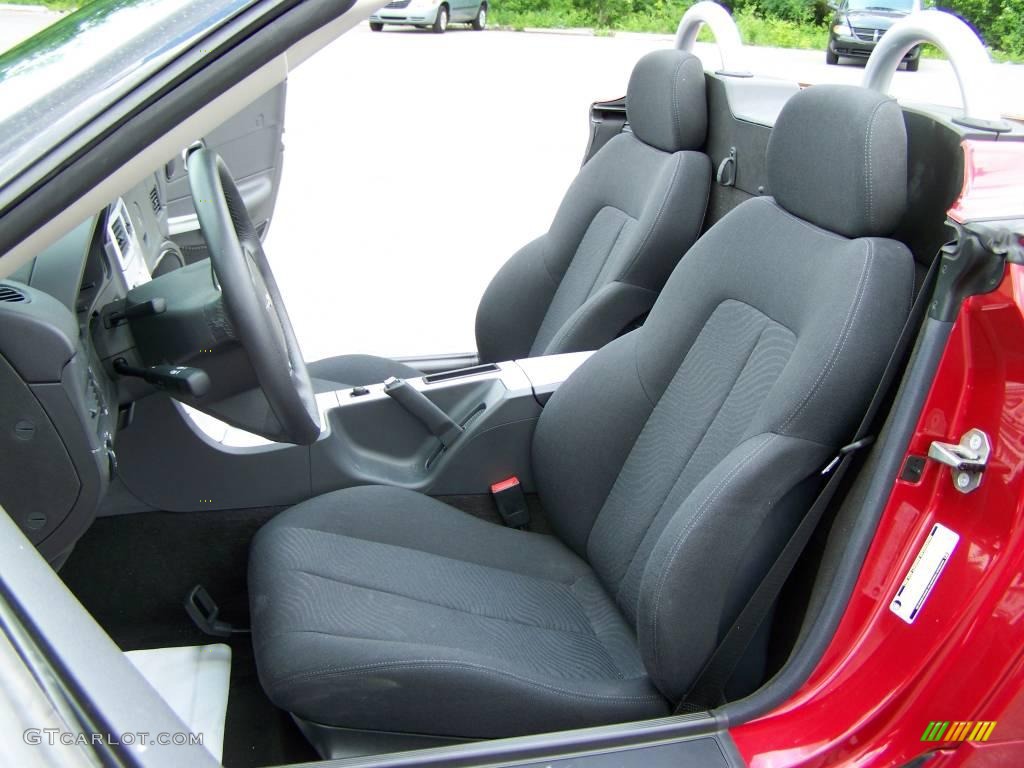 Dark Slate Gray Interior 2007 Chrysler Crossfire SE Roadster Photo #9977980