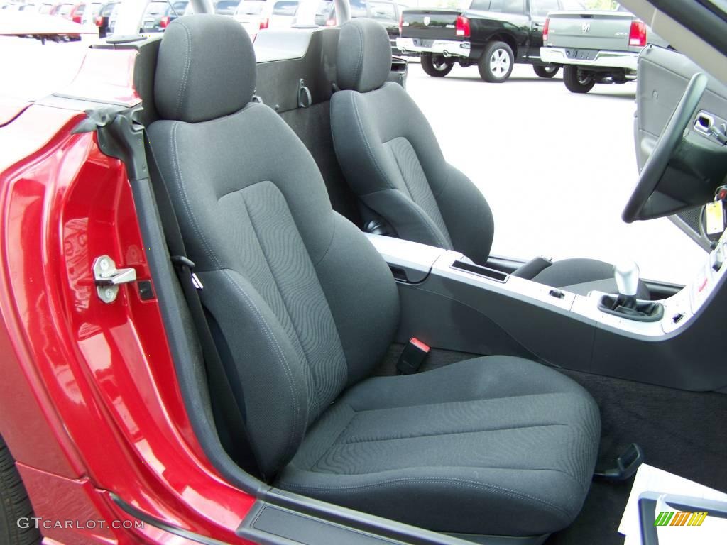 Dark Slate Gray Interior 2007 Chrysler Crossfire SE Roadster Photo #9977990