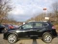 2015 Super Black Nissan Rogue SL AWD  photo #2
