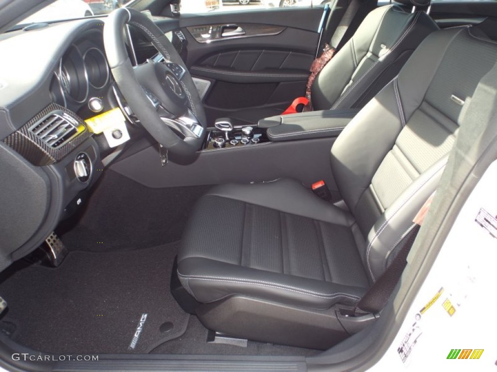 Black Interior 2015 Mercedes-Benz CLS 63 AMG S 4Matic Coupe Photo #99780627