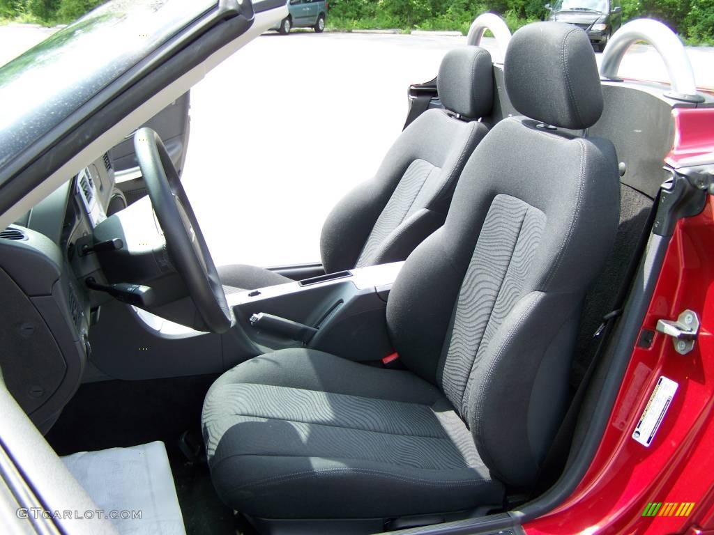 Dark Slate Gray Interior 2007 Chrysler Crossfire SE Roadster Photo #9978065