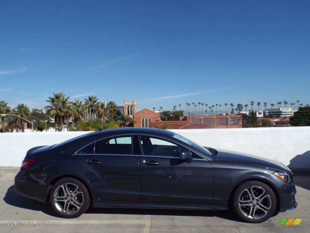 Steel Grey Metallic 2015 Mercedes-Benz CLS 400 Coupe Exterior Photo #99781037