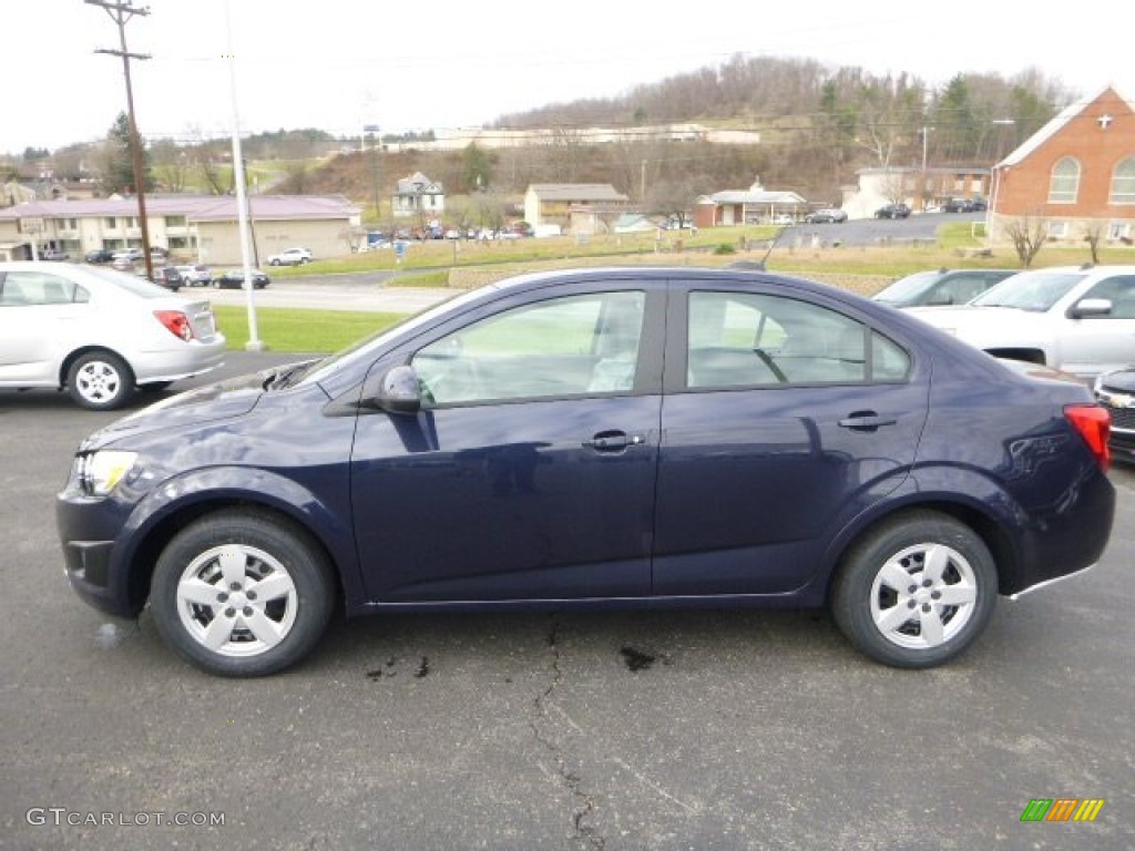 Blue Velvet Metallic 2015 Chevrolet Sonic LS Sedan Exterior Photo #99781142