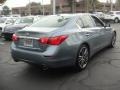 2014 Hagane Blue Infiniti Q 50S 3.7  photo #5