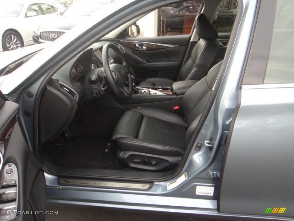 Graphite Interior 2014 Infiniti Q 50S 3.7 Photo #99783977