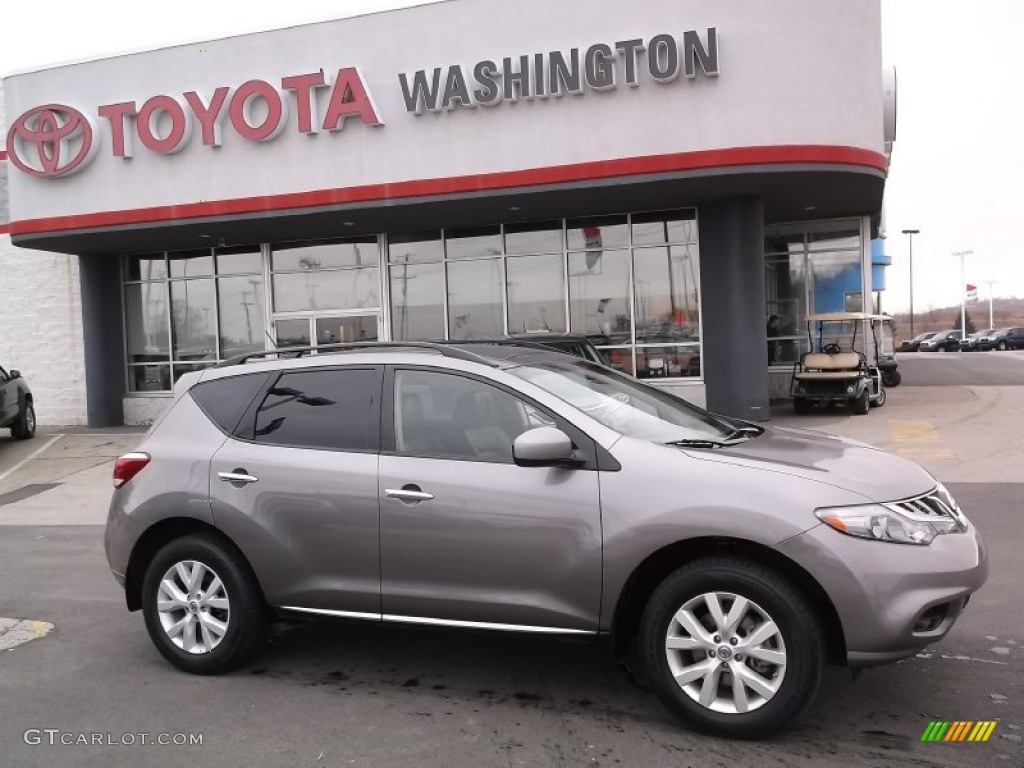 2012 Murano SL AWD - Platinum Graphite / Black photo #2