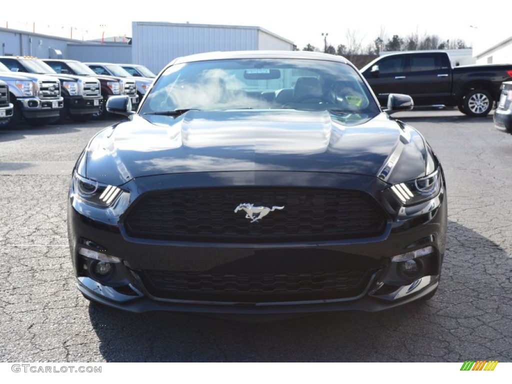 2015 Mustang EcoBoost Premium Coupe - Black / Ceramic photo #4