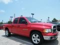 2005 Flame Red Dodge Ram 1500 SLT Quad Cab  photo #7