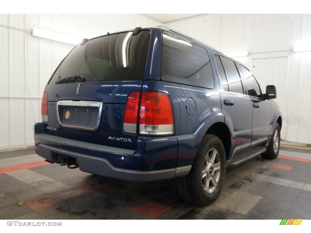 2005 Aviator Luxury AWD - Dark Blue Pearl Metallic / Dove Grey photo #8