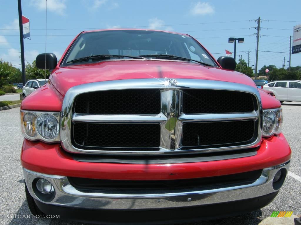 2005 Ram 1500 SLT Quad Cab - Flame Red / Dark Slate Gray photo #8