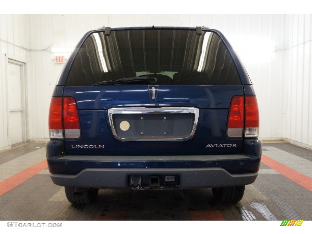 2005 Aviator Luxury AWD - Dark Blue Pearl Metallic / Dove Grey photo #9