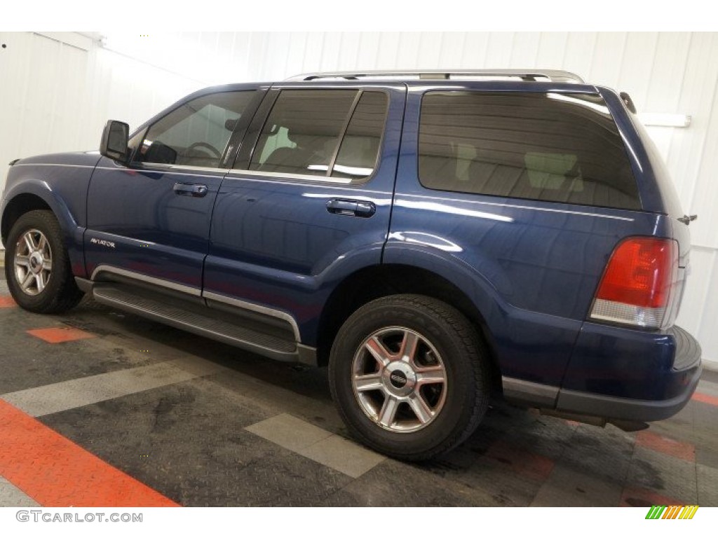 2005 Aviator Luxury AWD - Dark Blue Pearl Metallic / Dove Grey photo #11