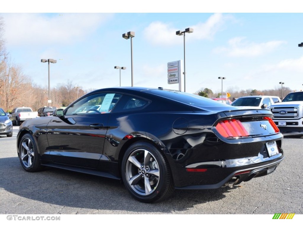 2015 Mustang EcoBoost Premium Coupe - Black / Ceramic photo #24